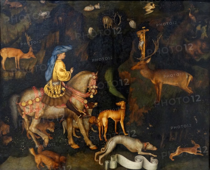 The Vision of Saint Eustace' by Pisanello