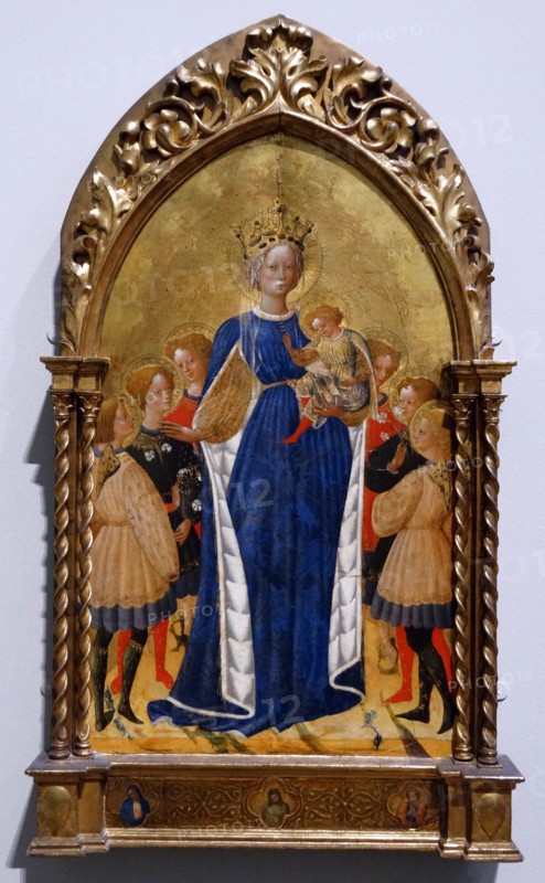The Virgin and Child with Six Angels and Two Cherubim' by Antonio di Bartolomeo Francesco
