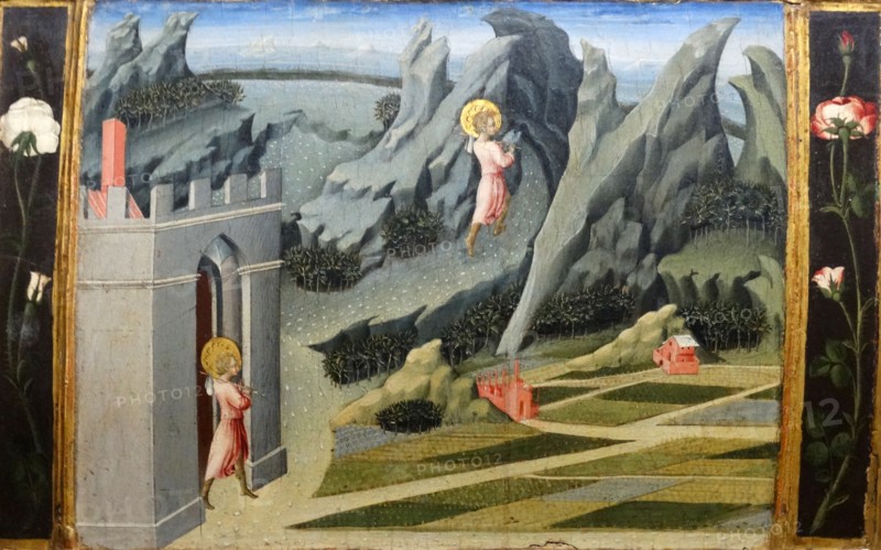 scenes from the life of Saint John the Baptist by Giovanni di Paolo