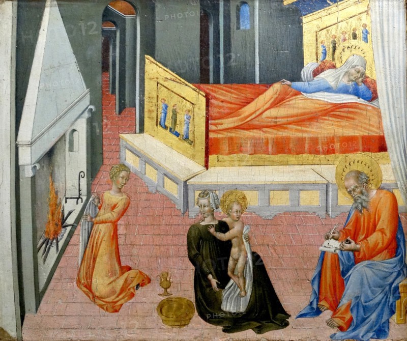 scenes from the life of Saint John the Baptist by Giovanni di Paolo