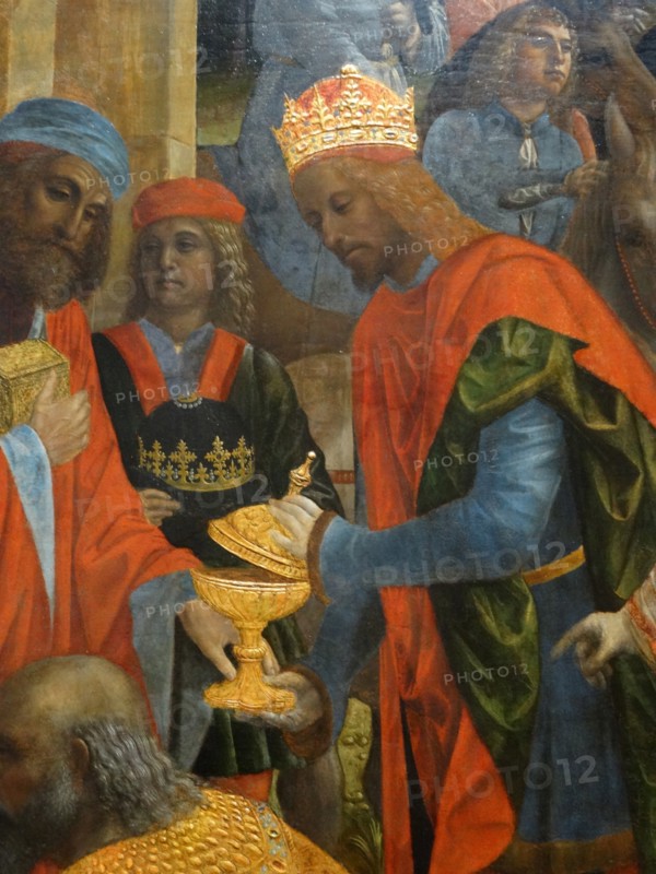 Detail from the 'The Adoration of the Kings' by Vincenzo Foppa