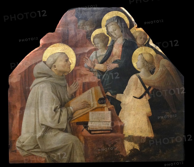 Saint Bernard's Vision of the Virgin' by Filippo Lippi