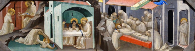 Detail from the 'Incidents in the Life and Death of Saint Benedict' by Lorenzo Monaco