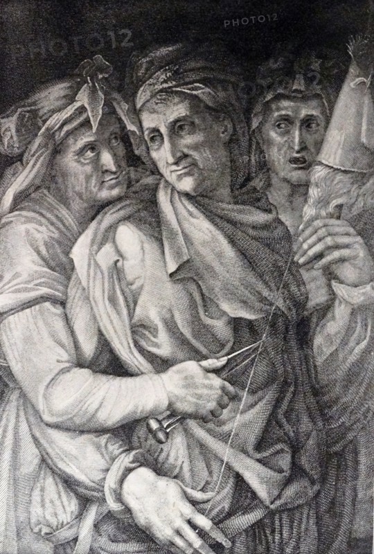 The Fates' by Michelangelo