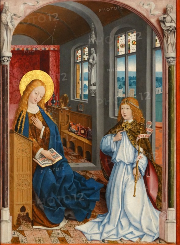 The Annunciation' by Master of Liesborn