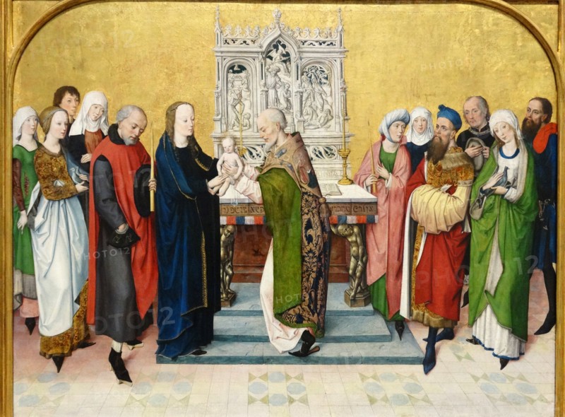 The Presentation in the Temple' by The Master of the Life of the Virgin