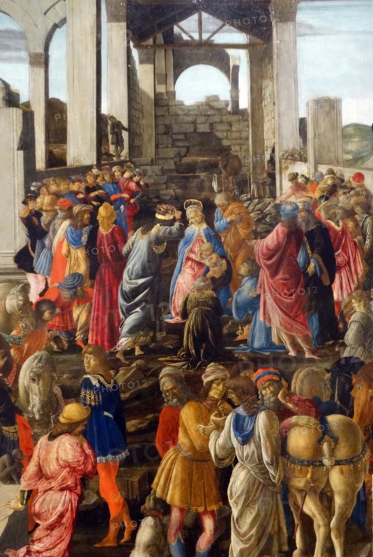 The Adoration of the Kings' by Sandro Botticelli