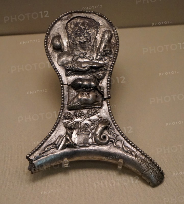 Objects from the Roman silver hoard known as the Capheaton treasure