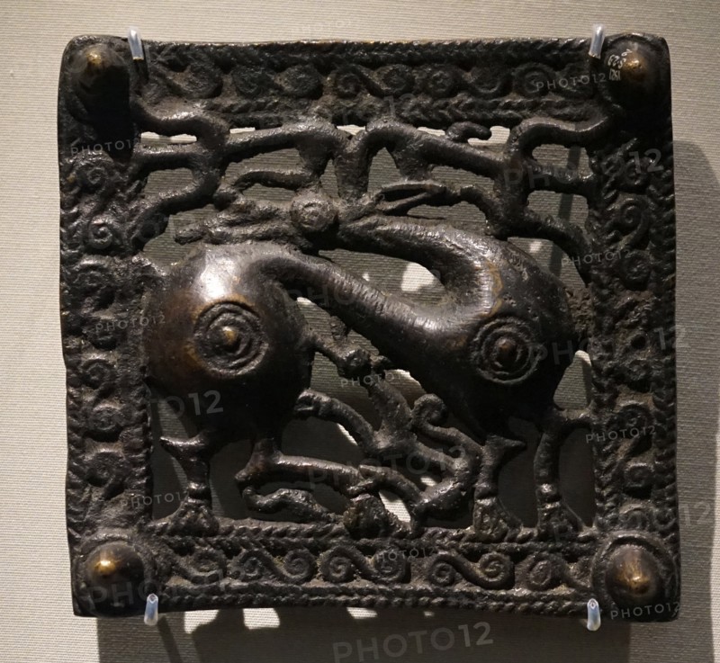 Bronze belt buckle from the Parthian period