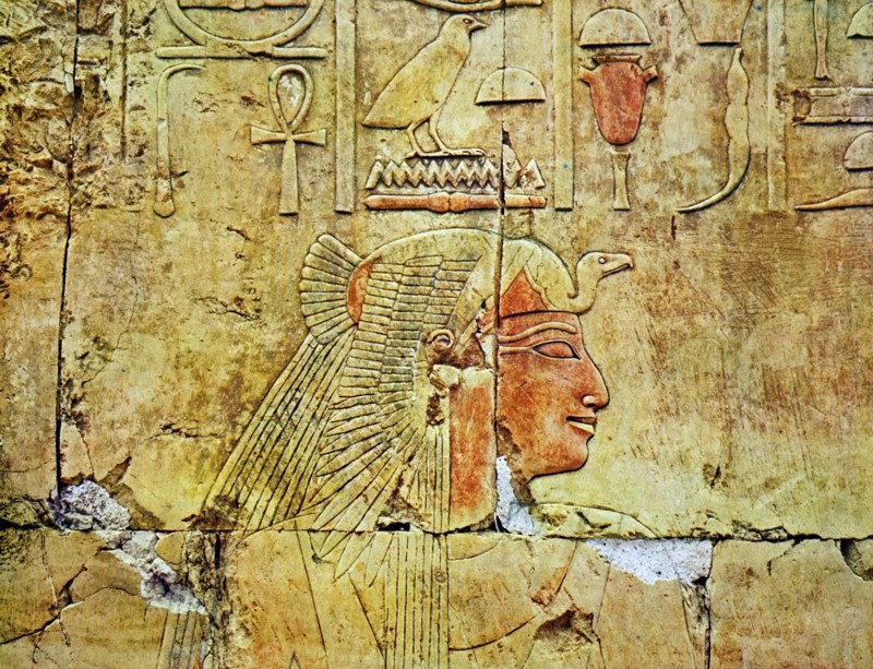 Egyptian tomb wall painting