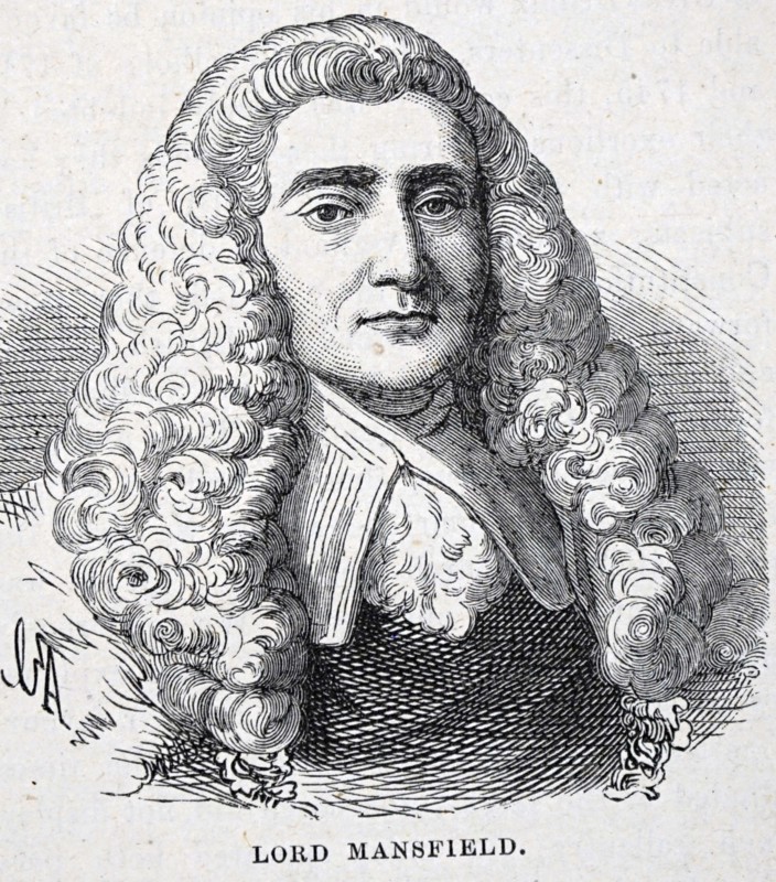 Engraved portrait of William Murray