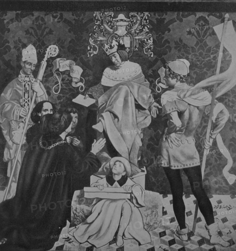 Henry VII of England granting John Cabot a patent