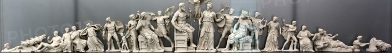 Reconstruction of the east pediment of the Parthenon