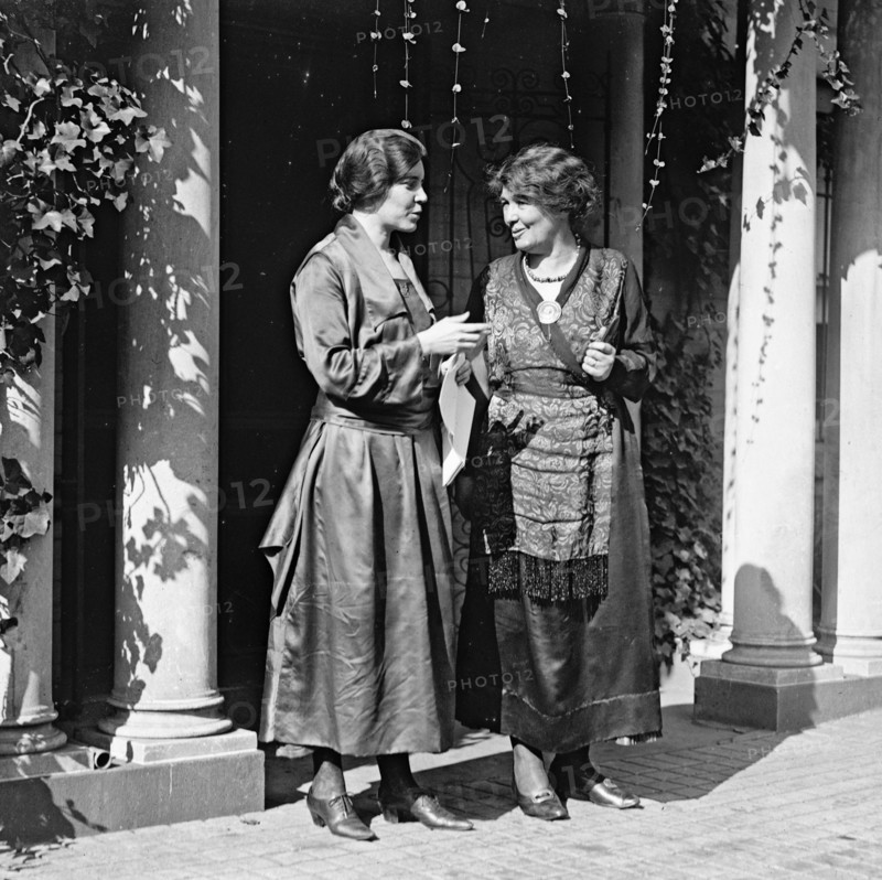 Alice Paul and Mrs Pethwick-Laurence