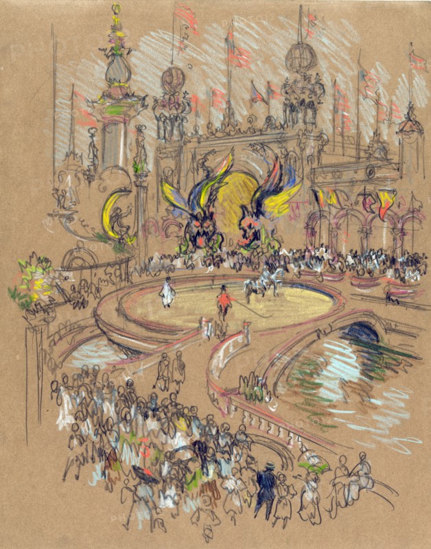 Coney Island by Joseph Pennell