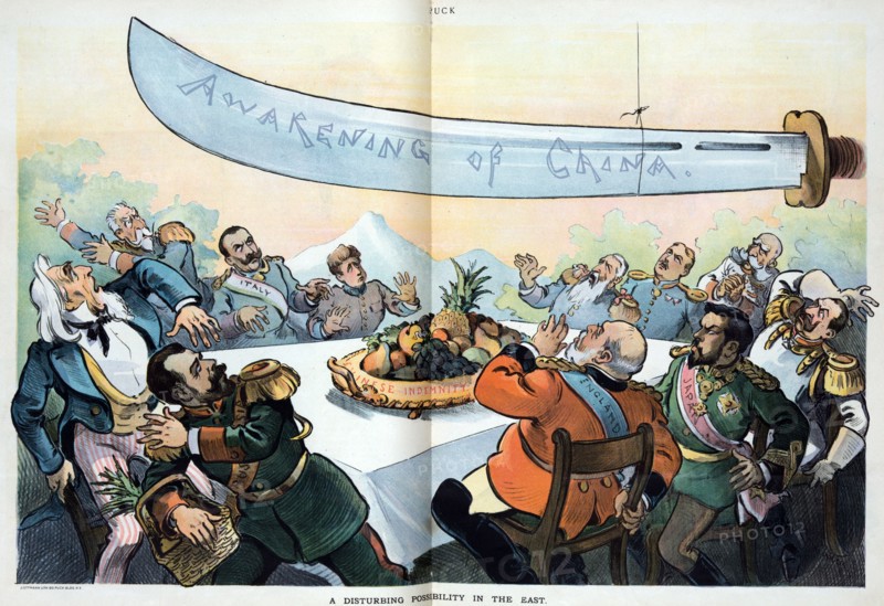 A disturbing possibility in the east by Udo Keppler, 1872-1956, artist. 1901.