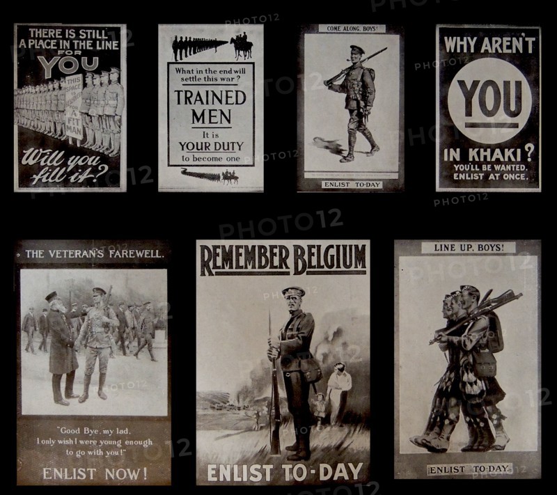 World War I Propaganda Poster.