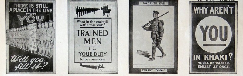 World War I Propaganda Poster.