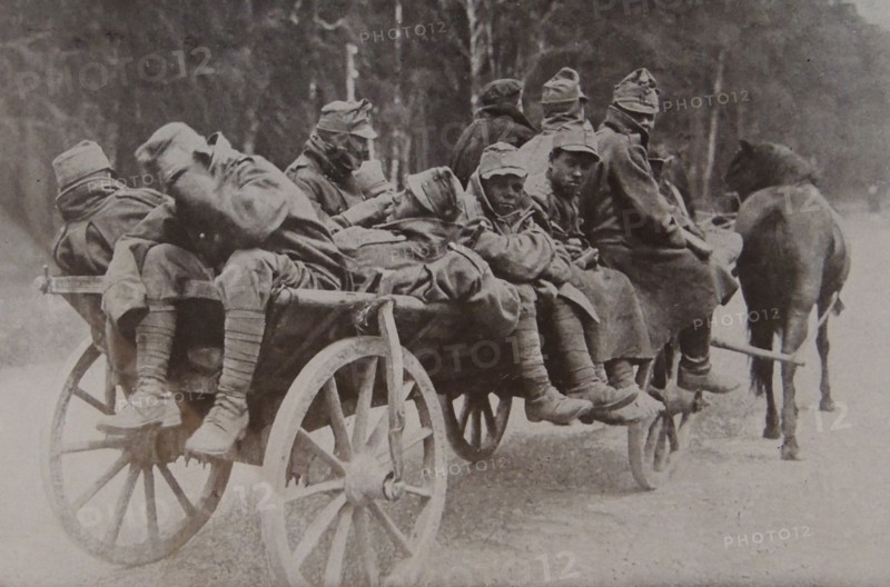 Austrian prisoners of war during world war I.
