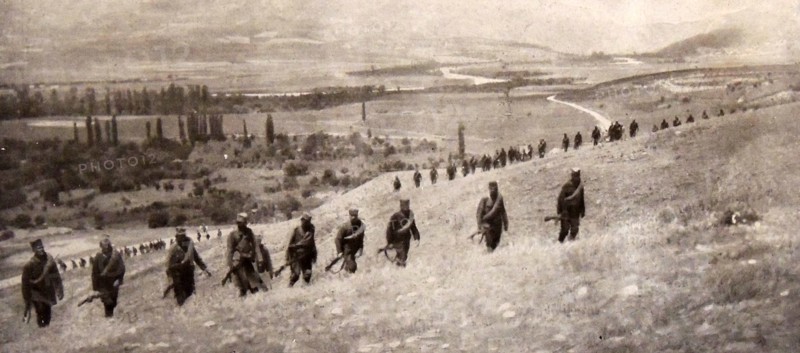 The victorious French army returns at the end of WWI