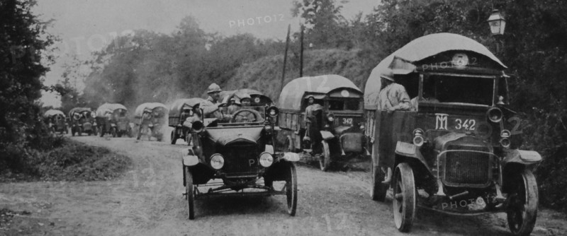French mechanised division on the road.
