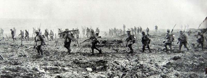Canadian soldiers at the frontline.