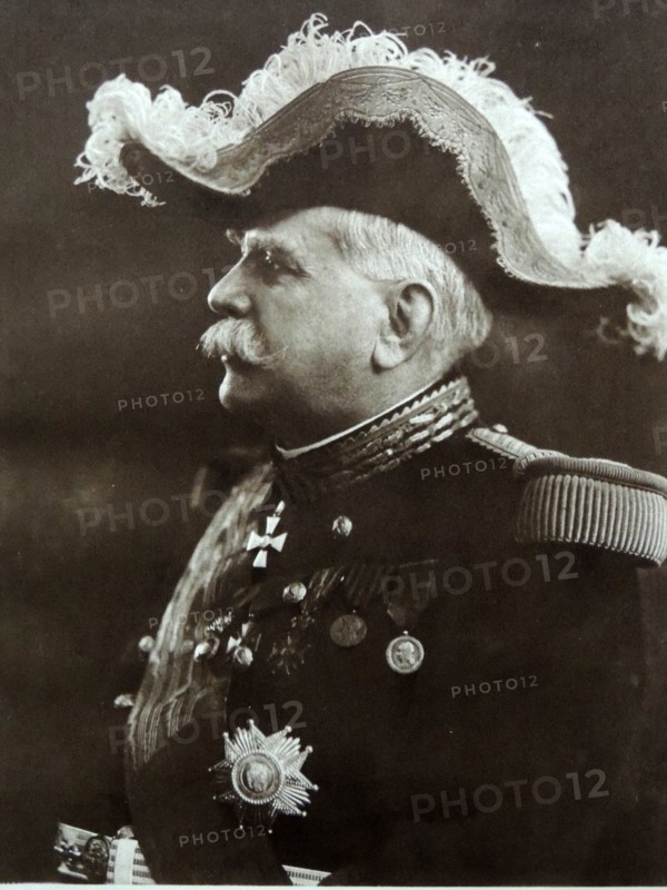 Marshal Joseph Jacques Césaire Joffre, French general.