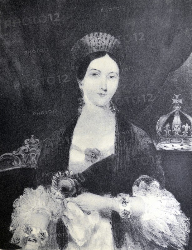Currier & Ives Illustration. Queen Victoria