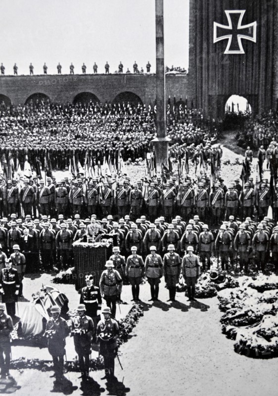 Funeral of German President Paul Von Hindenburg 1934