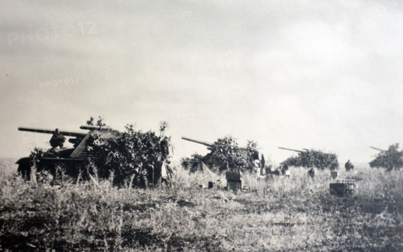 German army postcard showing German army panzer tanks in Russia, 1942