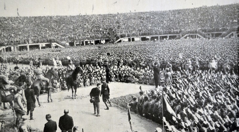 The grand opening of the Littoriale