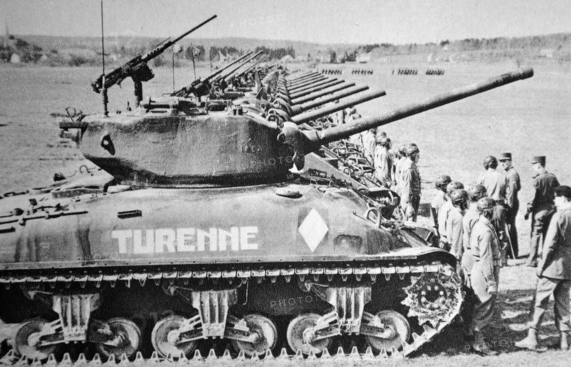 WWII: French Tanks during the liberation battles in Alsace , France