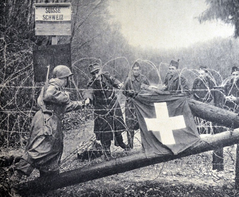 French army liberates territories in Alsace up to the Swiss border