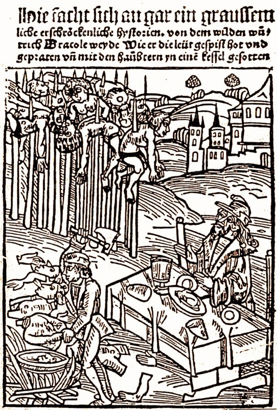 Woodcut of Vlad III, c. 1560