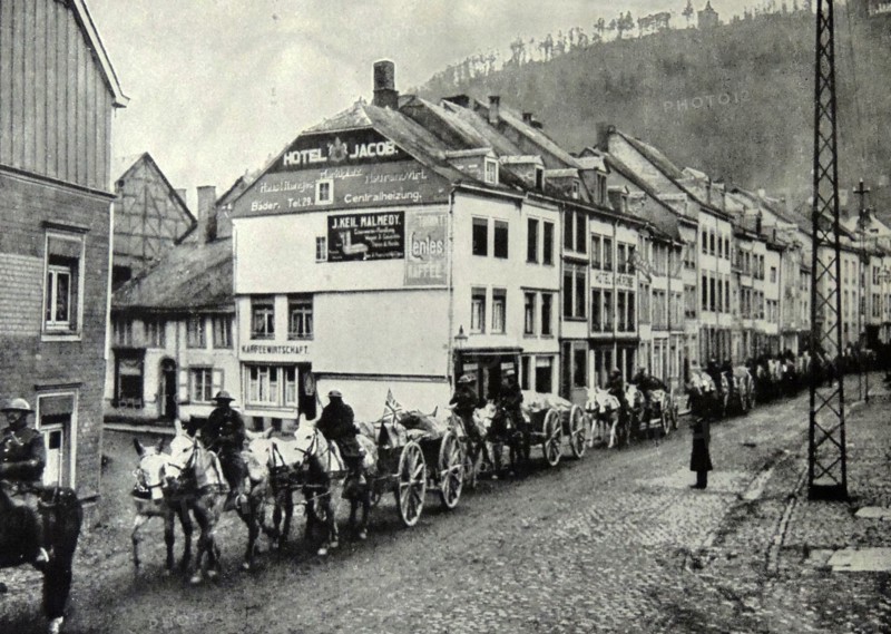 British soldiers in Germany during WWI.