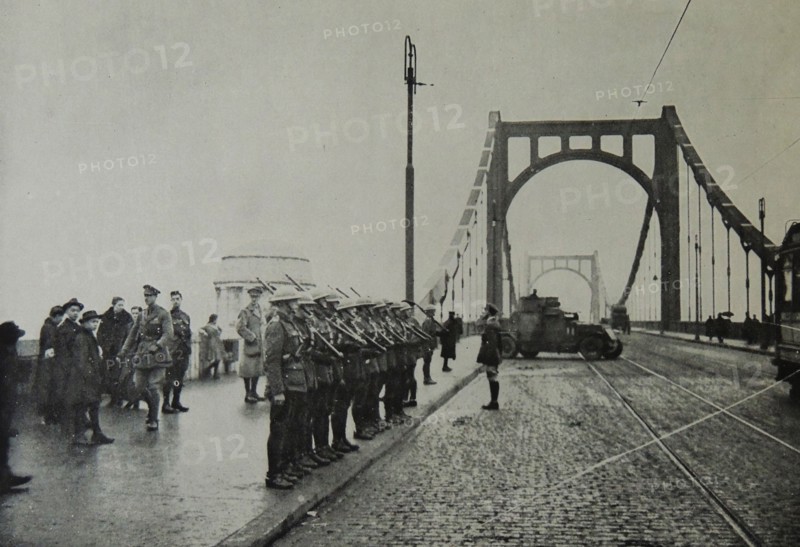 British soldiers in Germany during WWI.