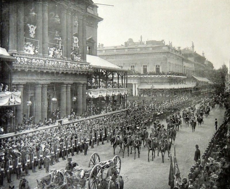 Diamond jubilee parade for Queen Victoria 1897