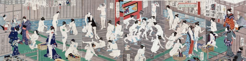 Naked bodies by Kunichika Toyohara