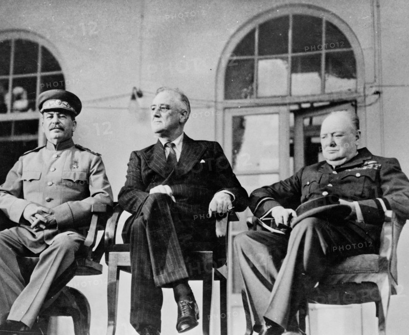 Roosevelt, Stalin and Churchill