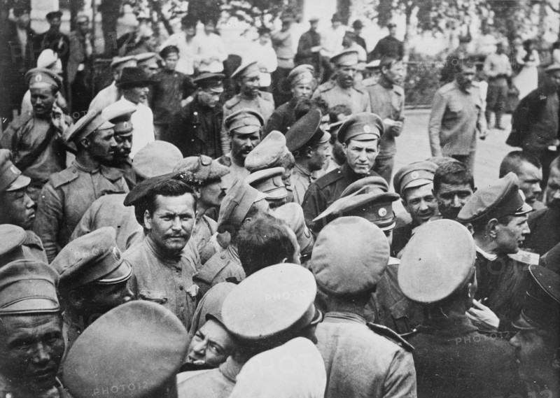 Russian troops during the first world War