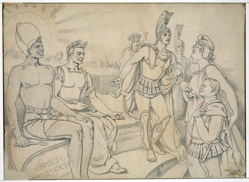 Pallas Columbia requests for him a place in history by Otho Cushing