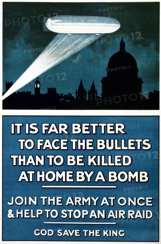 night sky over London by the Central Recruiting Depot