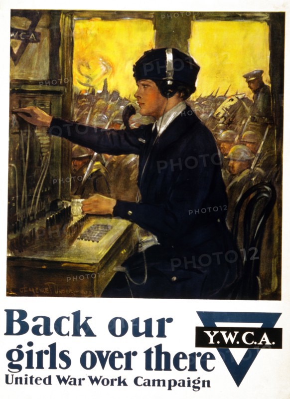 Back our girls over there United War Work Campaign