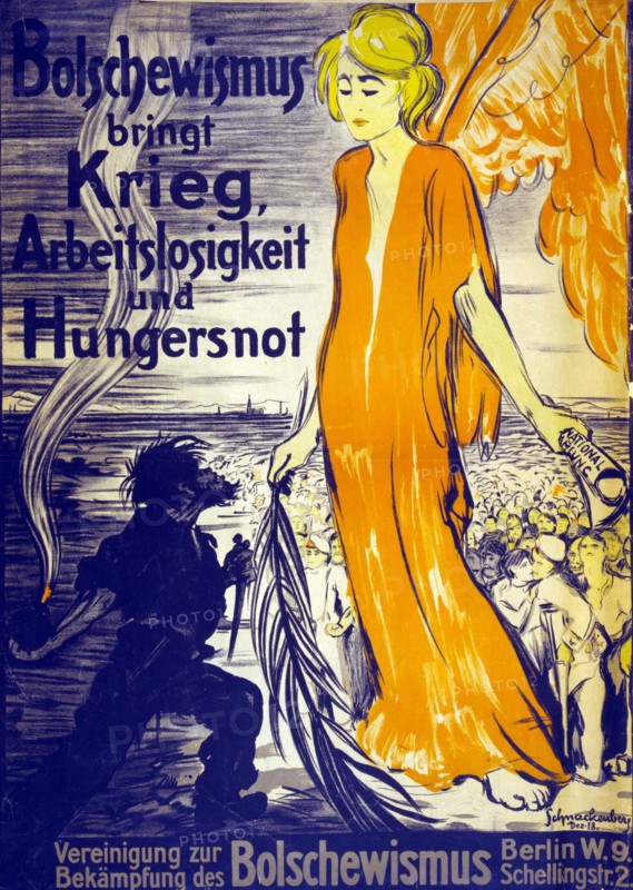 1920 German, anti-bolshevik, (communist) poster