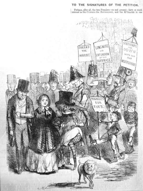 How the Chartist procession might have looked