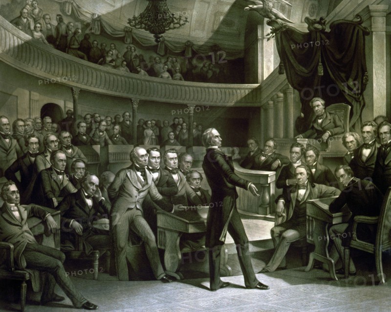 Senator Henry Clay delivering a speech