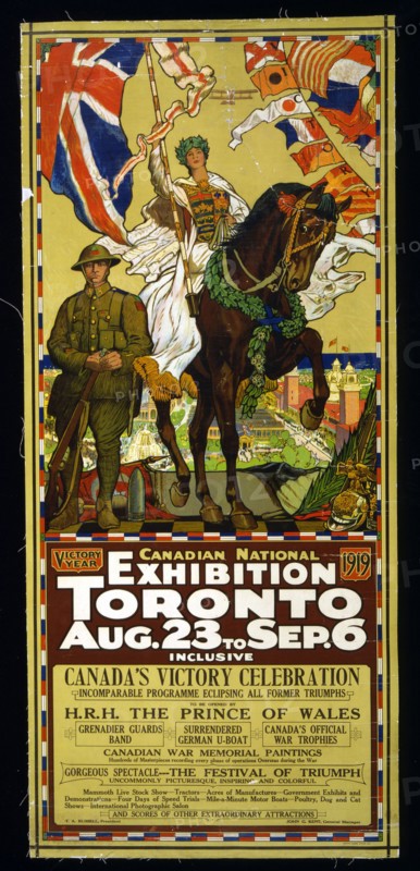 Advertisement for the Canadian National Exhibition, Toronto