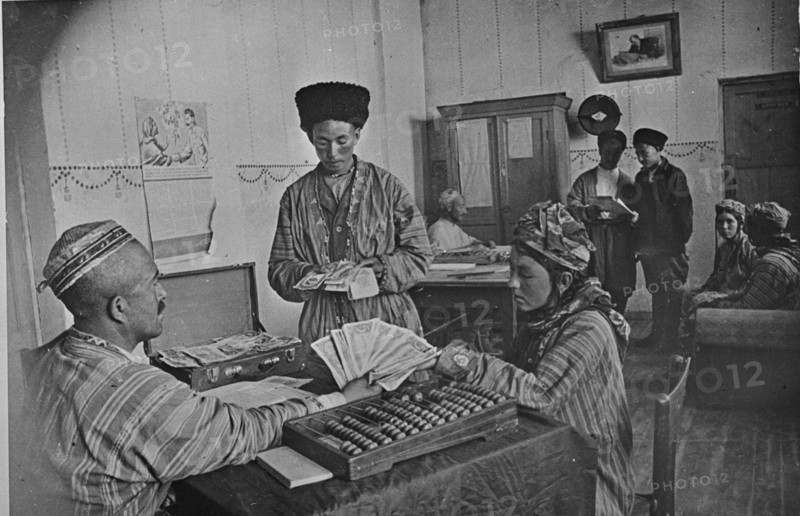 Turkmenian collective farmers
