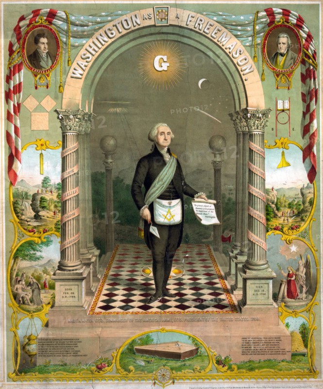 Washington as a Freemason