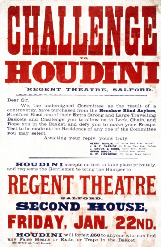 Challenge to Houdini